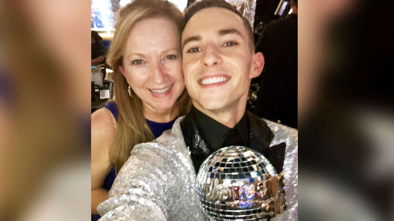 PHOTO: Kelly Rippon and Adam Rippon appear in a selfie taken in 2018 after Adam won season 26 of "Dancing With the Stars."