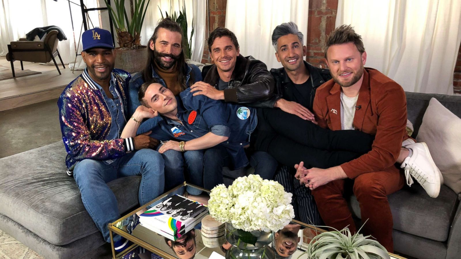 PHOTO: Adam Rippon interviewed the cast of "Queer Eye" for "Good Morning America."