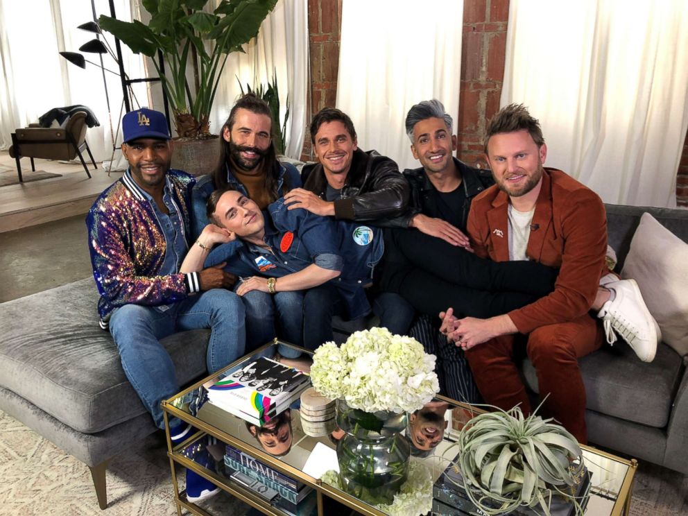 PHOTO: Adam Rippon interviewed the cast of "Queer Eye" for "Good Morning America."