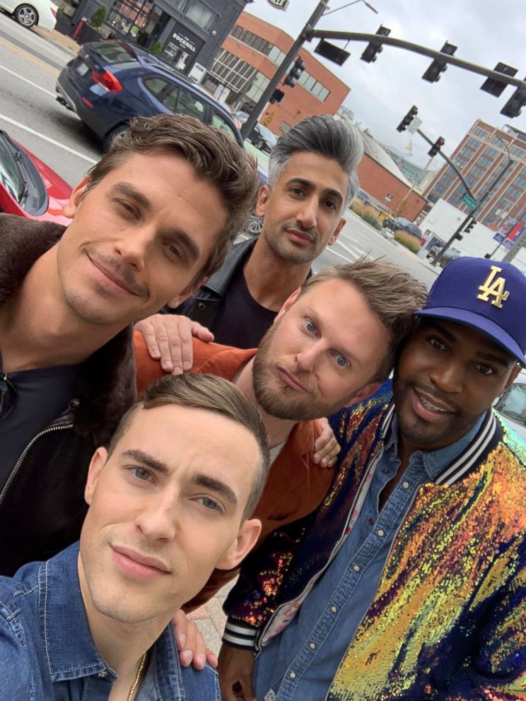PHOTO: Adam Rippon interviewed the cast of "Queer Eye" for "Good Morning America."