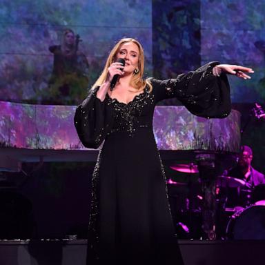 PHOTO: Adele performs during her final Las Vegas residency show "Weekends with Adele", at The Colosseum at Caesars Palace on Nov. 23, 2024 in Las Vegas.