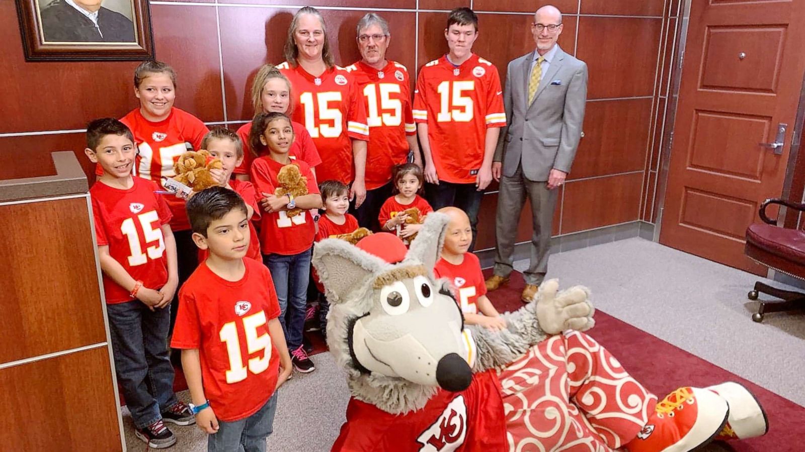 PHOTO: Emerson, 12, Autumn, 11, Jaxon, 9, Journey, 8, Jace, 7, Piper, 5 and Sawyer 3, got their forever home on April 10, thanks to their new parents, Lisa and Gary Fulbright of Derby, Kan.