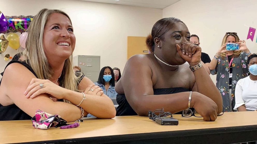 PHOTO: Leah Paskalides, 32, formally adopted Monyay Paskalides, 19, on April 27, 2021, in Florida.