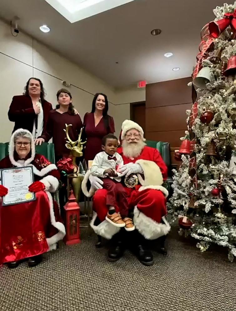 PHOTO: 18 children were officially adopted into their forever families at a special holiday adoption event held at the Ocala Courthouse in Florida on Dec. 13.