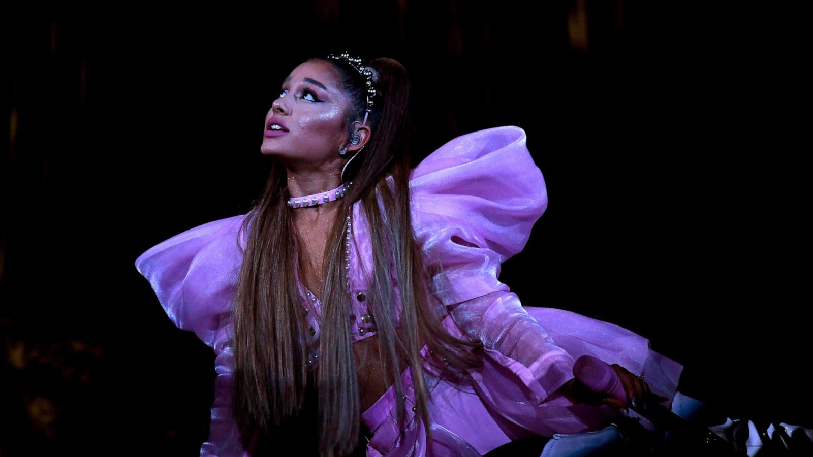 PHOTO: Ariana Grande performs onstage during Ariana Grande Sweetener World Tour at Staples Center on May 07, 2019, in Los Angeles.