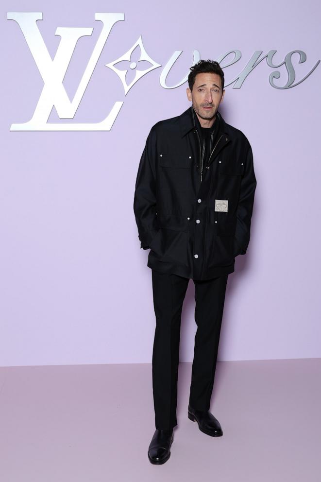 PHOTO: Adrien Brody attends the Louis Vuitton Menswear Fall-Winter 2025/2026 show as part of Paris Fashion Week, Jan. 21, 2025, in Paris.