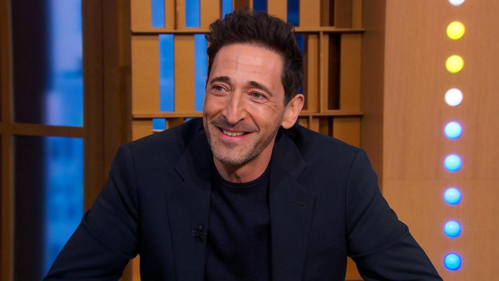 PHOTO: Adrien Brody appears on "Good Morning America," Jan. 7, 2025.