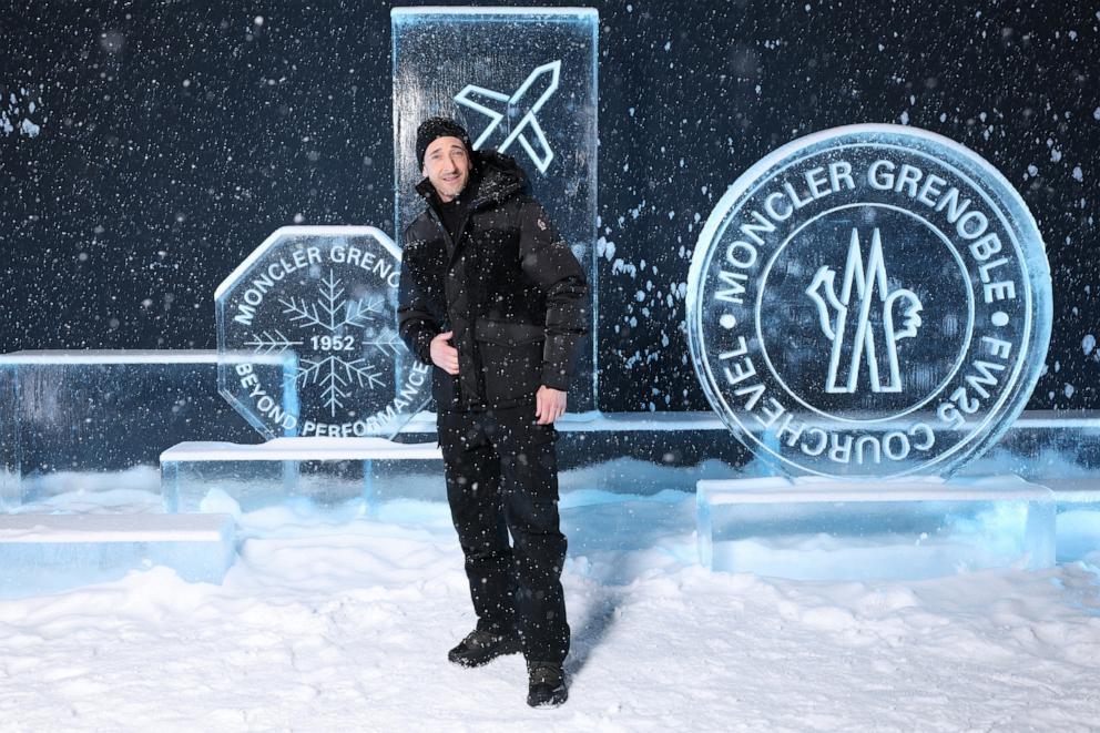 PHOTO: Adrien Brody attends the Moncler Grenoble Fall/Winter 2025 Show on March 15, 2025 in Courchevel, France.