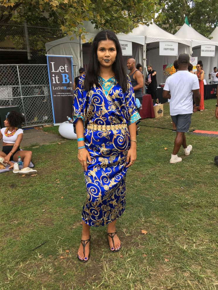 PHOTO: Attendees at AfroPunk 2018 in Brooklyn's Commodore Barry Park,  Aug. 24, 2018, share what the festival means to them.
