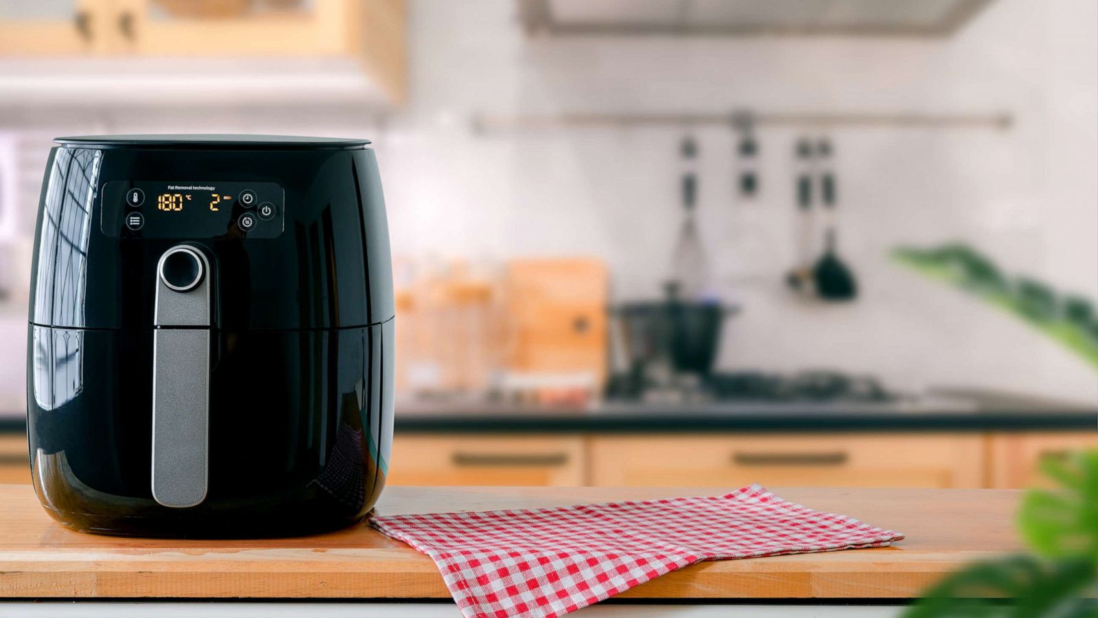 PHOTO: Stock photo of an air fryer on a kitchen counter.