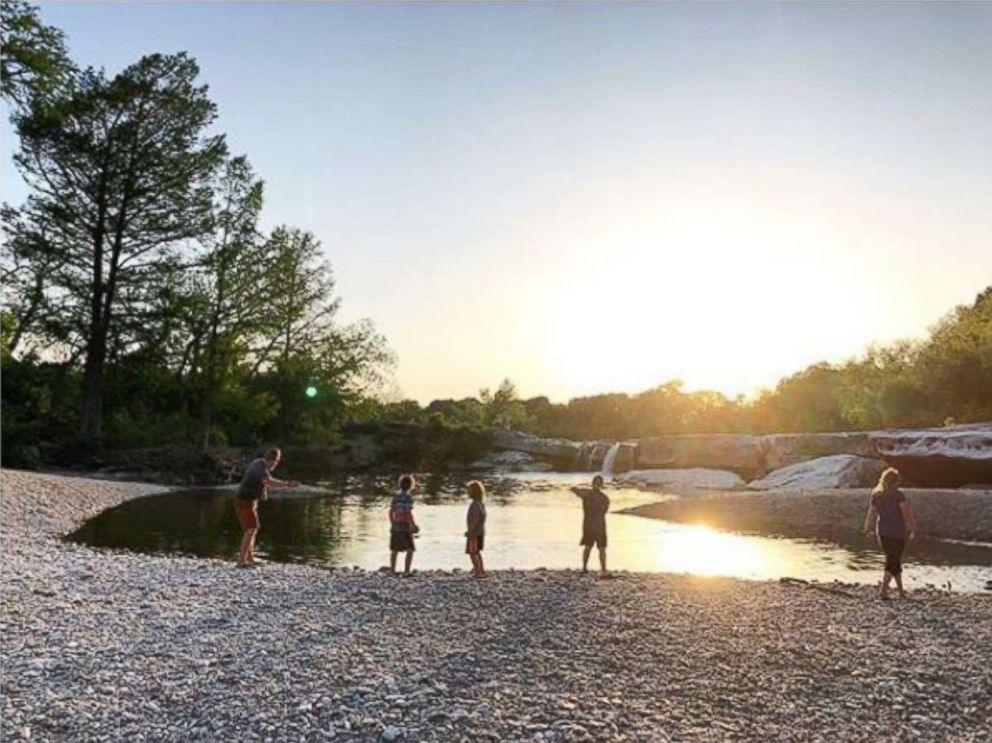 PHOTO: The Longnecker family exploring while on the road. 