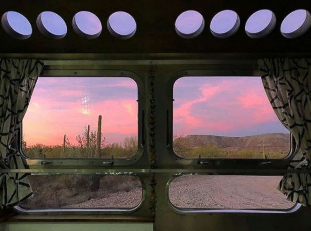 PHOTO: Sunset in the desert.