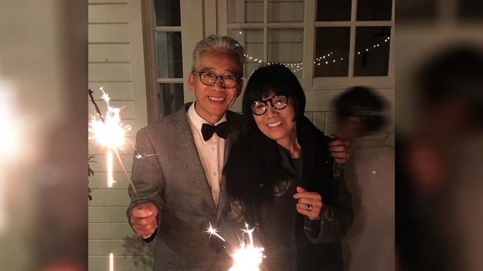 PHOTO: Aki and Koichi attended son's wedding in 2017 in Los Angeles, CA.