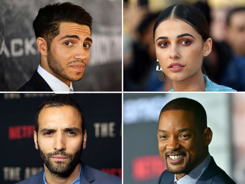 PHOTO: Mena Massoud, Naomi Scott, Marwan Kenzari and Will Smith star in the 2019 Disney film, "Aladdin."