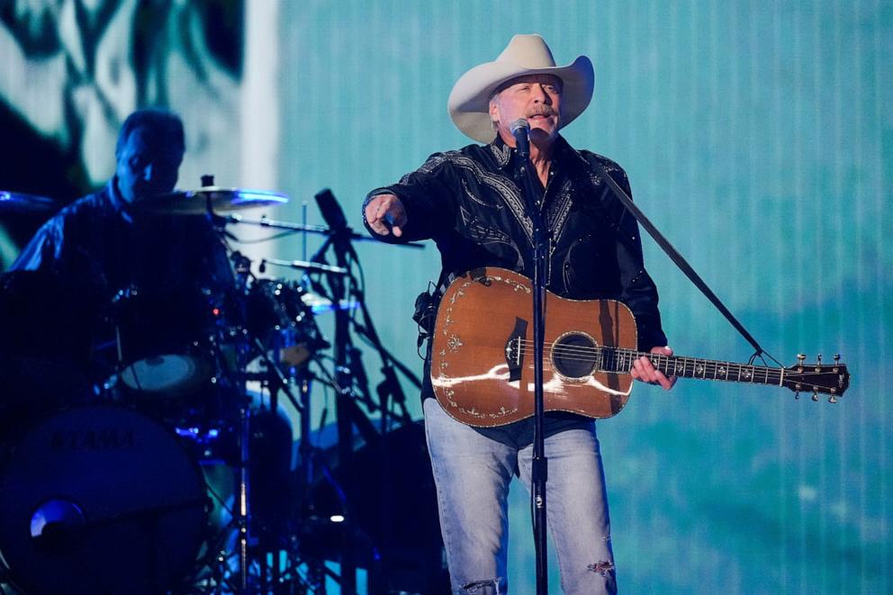 PHOTO: Alan Jackson performs "Remember When" during the 60th annual Academy of Country Music Awards, May 8, 2025, in Frisco, Texas.