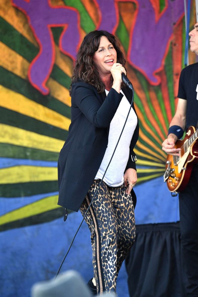 PHOTO: Alanis Morissette performs during the New Orleans Jazz and Heritage Festival 2019 50th Anniversary on April 25, 2019, in New Orleans, Louisiana.