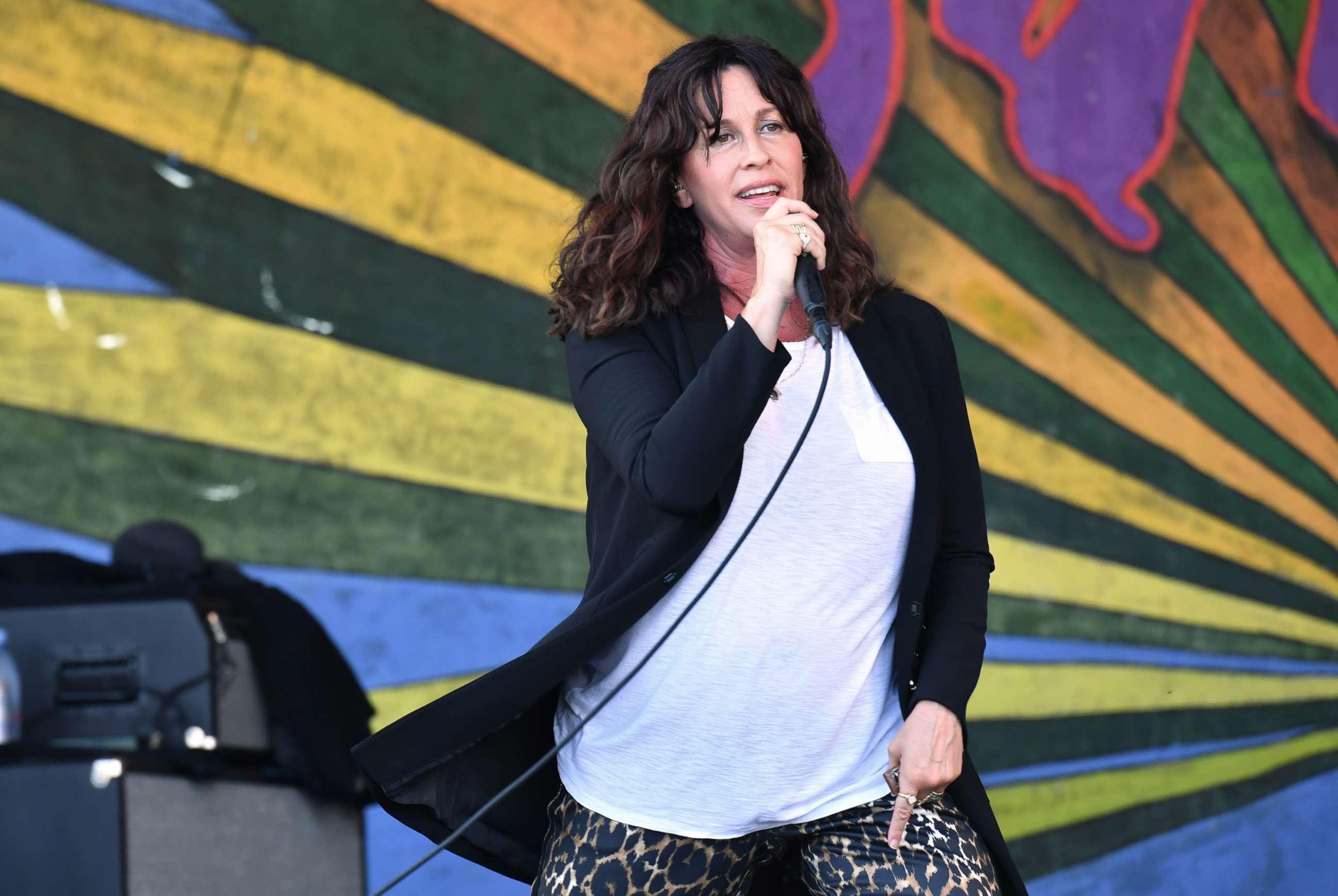 PHOTO: Alanis Morissette performs during the New Orleans Jazz and Heritage Festival, April 25, 2019 in New Orleans.