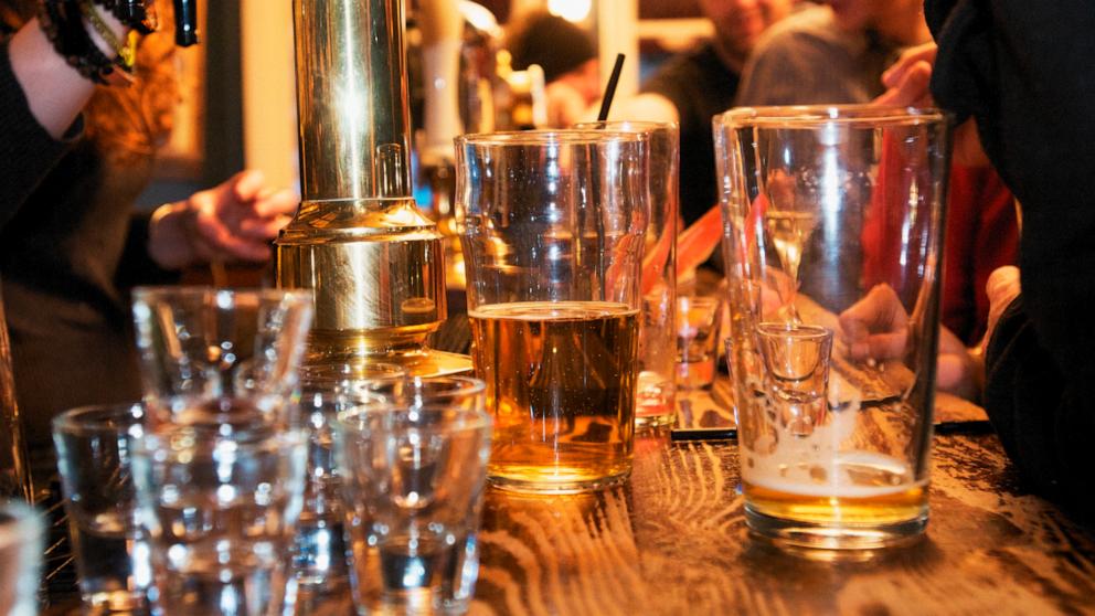 PHOTO: People drink at bar in undated stock photo.