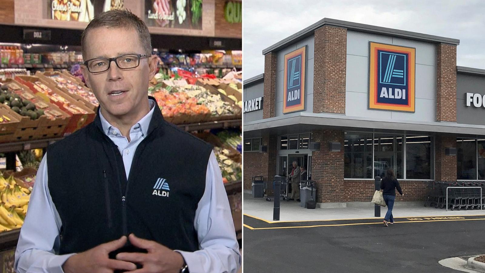 PHOTO: Jason Hart, the CEO of the grocery chain Aldi, joined "Good Morning America" on May 23, 2024.