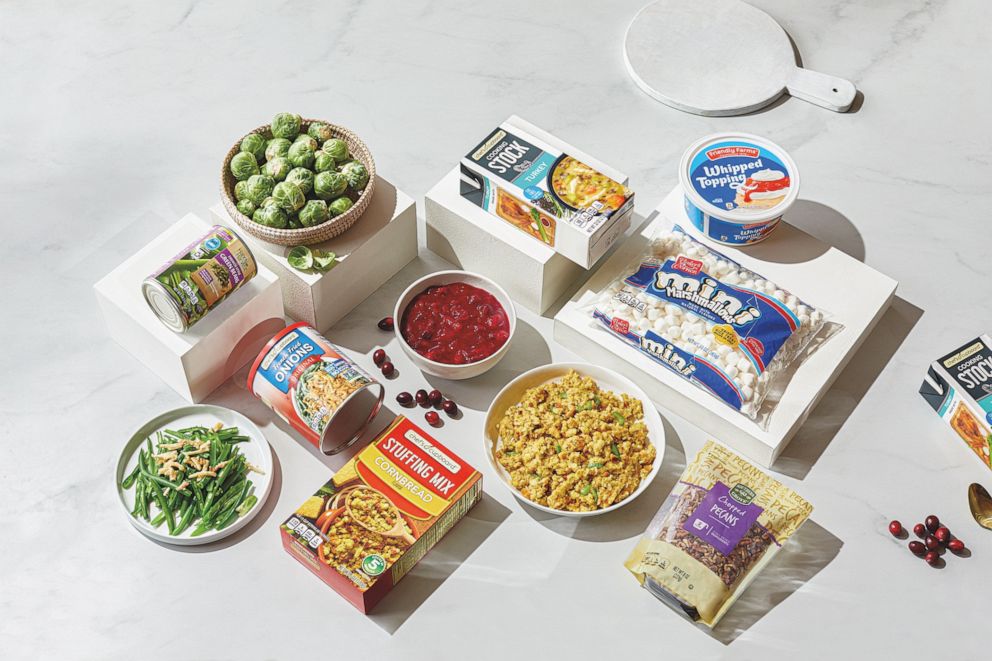 PHOTO: Thanksgiving ingredients and products from Aldi.