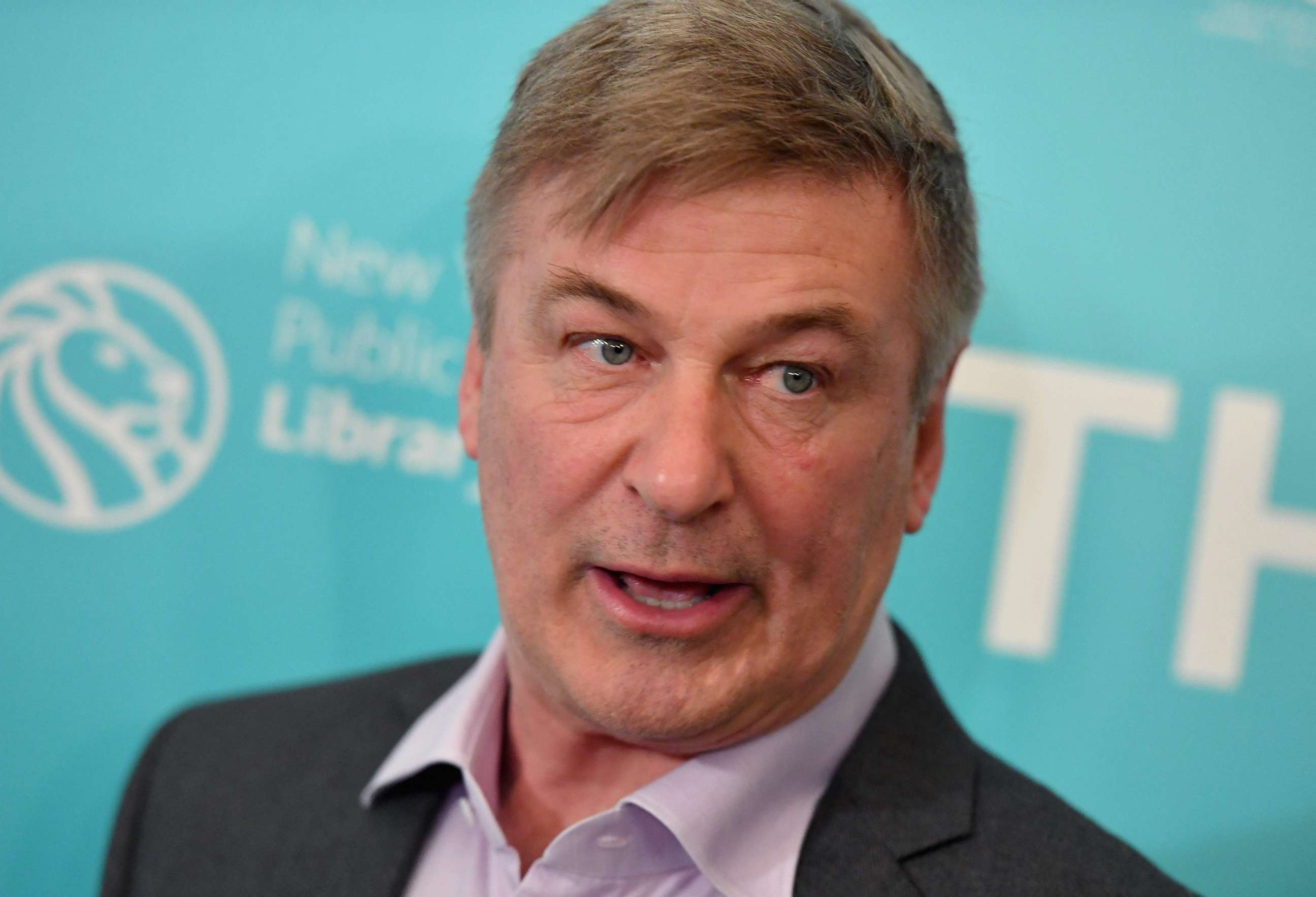 PHOTO: In this file photo taken on April 1, 2019, actor Alec Baldwin attends the premiere of "The Public" at New York Public Library in New York City.