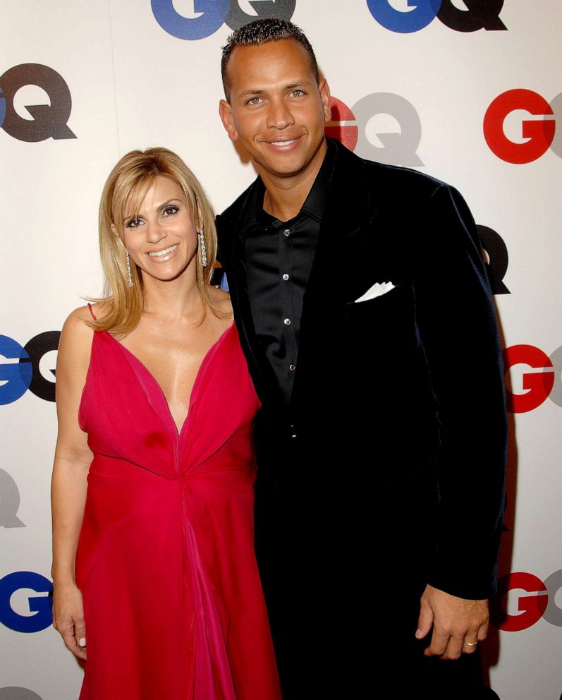 PHOTO: Alex Rodriguez and wife Cynthia Scurtis arrive at GQ Celebrates 2007 "Men Of The Year" at the Chateau Marmont Hotel, Dec. 5, 2007, in Hollywood, California.
