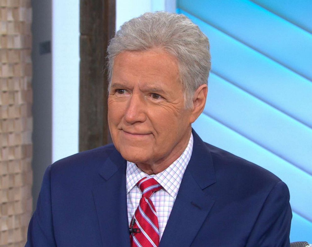 PHOTO: Alex Trebek appears on "Good Morning America," May 1, 2019.