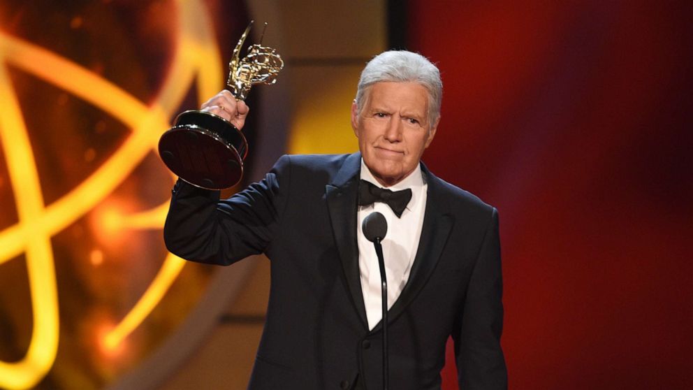 VIDEO: Alex Trebek wins 1st Emmy post-cancer announcement