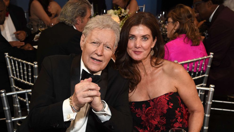 PHOTO: Alex Trebek and Jean Currivan Trebek attend the 47th AFI Life Achievement Award honoring Denzel Washington at Dolby Theatre on June 6, 2019 in Hollywood, Calif.