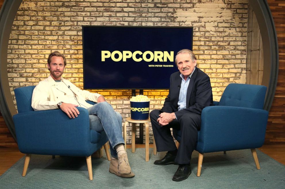 PHOTO: Alexander Skarsgard appears on "Popcorn with Peter Travers" at ABC News studios, Oct. 15, 2019, in New York City.