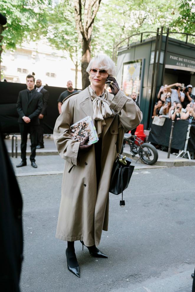 PHOTO: Alexis Stone attends the Balenciaga 53rd Couture Collection as part of Paris Fashion Week, June 26, 2024, in Paris.