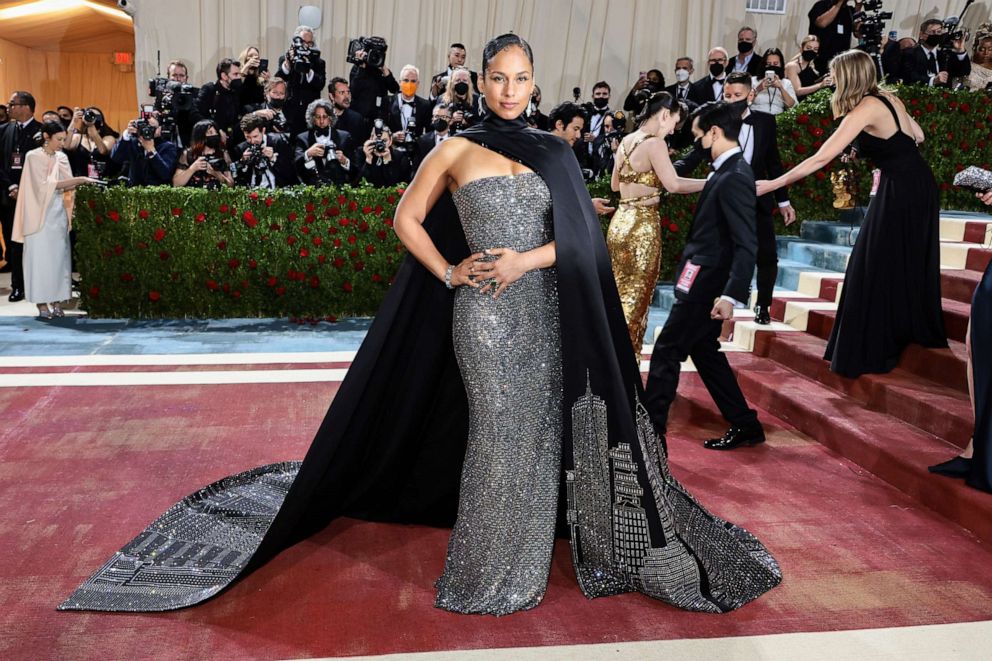 PHOTO: Alicia Keys attends The 2022 Met Gala Celebrating "In America: An Anthology of Fashion" at The Metropolitan Museum of Art, May 2, 2022, in New York.