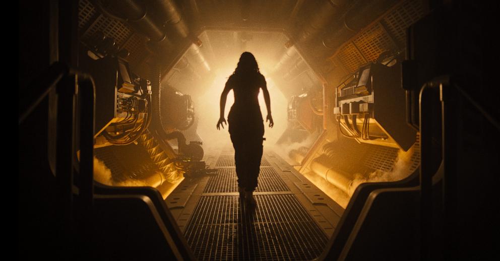 PHOTO: Isabela Merced as Kay in 20th Century Studios' "ALIEN: ROMULUS," 2024.