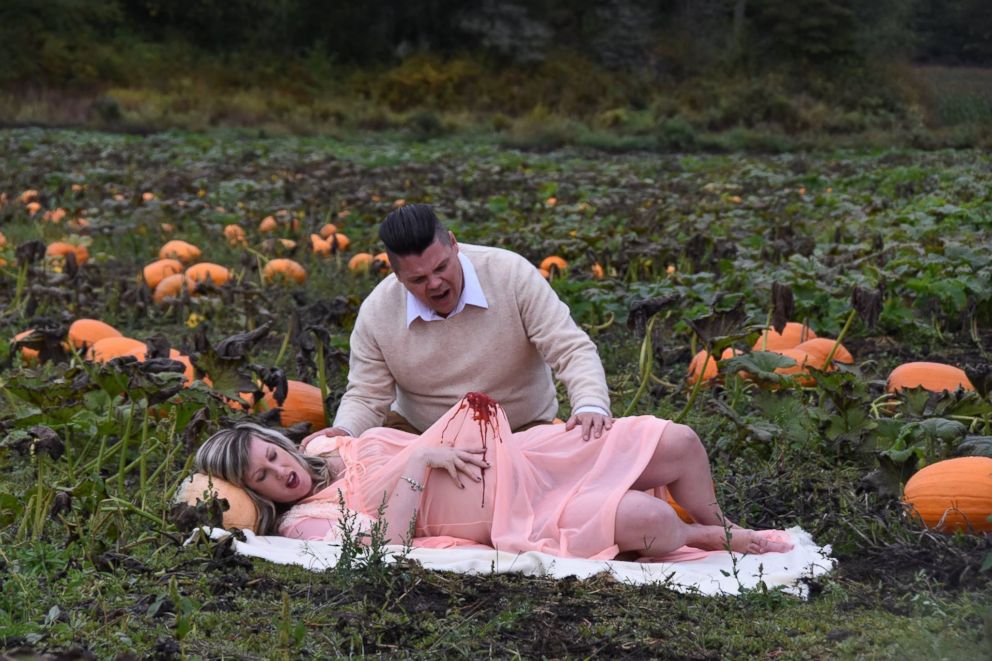 PHOTO: Todd Cameron and his wife had a maternity photo shoot with a surprise ending.
