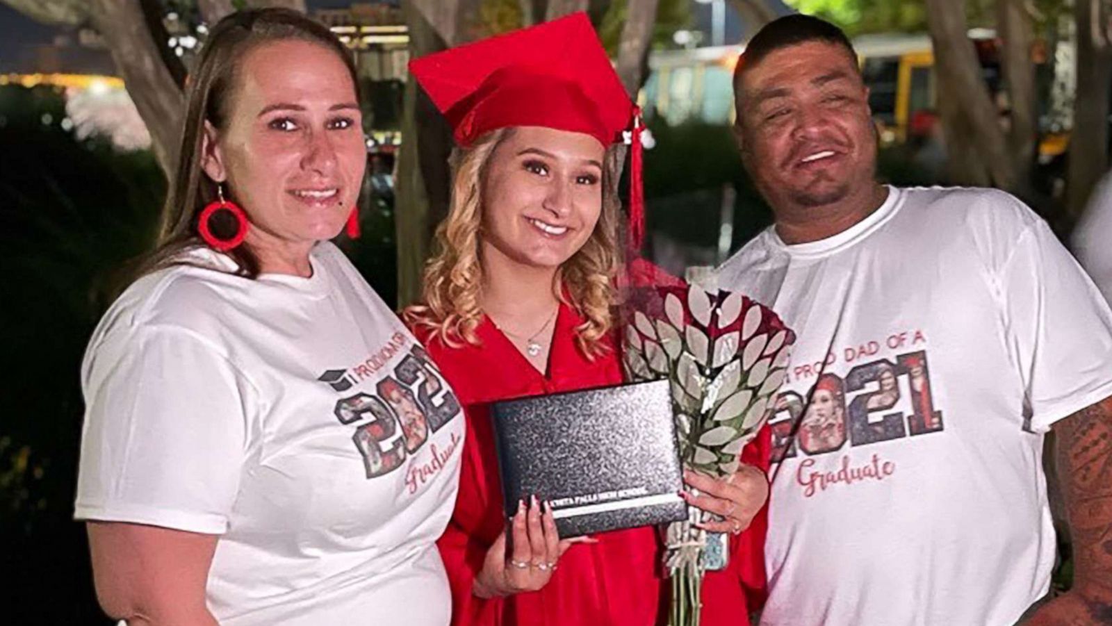 PHOTO: Alize Martinez was 19 years old when she died earlier this month. Here, she is pictured with her parents at her high school graduation.