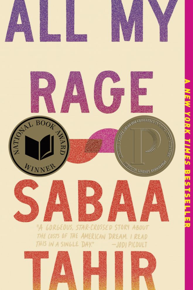 PHOTO: The book cover of "All My Rage" by Sabaa Tahir.