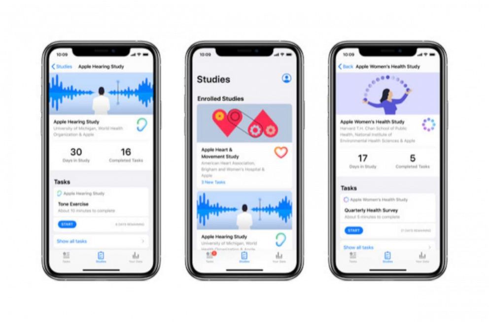PHOTO: Apple has made participating in research studies a breeze with their new app for Apple Watches that allows people to participate remotely.
