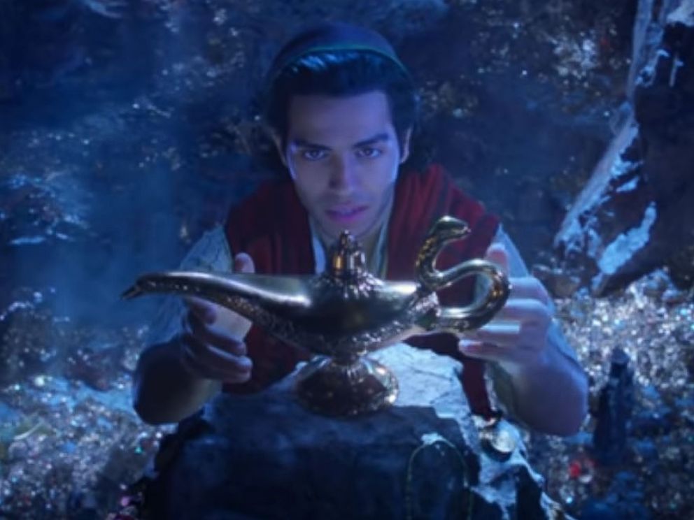PHOTO: A screen grab from the new Aladdin trailer.