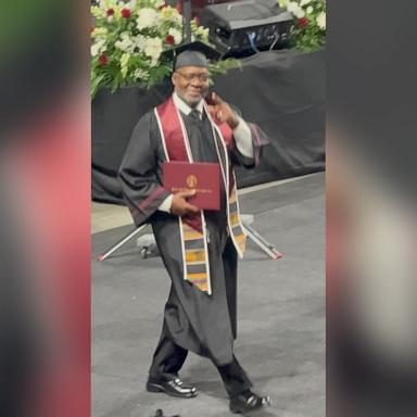 PHOTO: Allen Brooks, 60, graduated college in December 2024, fulfilling a promise he made to his late mom Sarah Pearl Brooks to finish his studies.