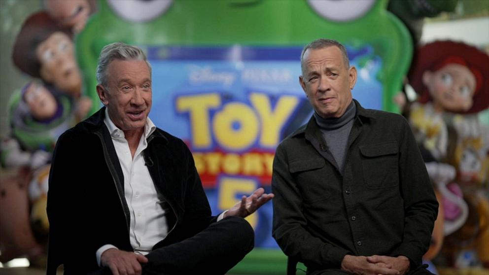 PHOTO: Tim Allen and Tom Hanks are teaming up again as Buzz Lightyear and Woody in "Toy Story 5."