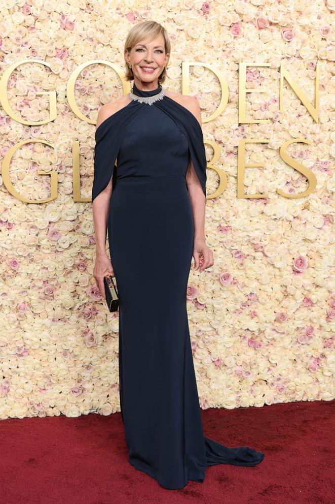 PHOTO: Allison Janney attends the 82nd Annual Golden Globe Awards at The Beverly Hilton on Jan. 05, 2025 in Beverly Hills, Calif.