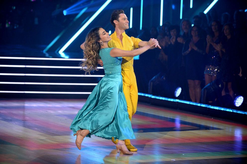 PHOTO: Ally Brooke and Sasha Farner appear on "Dancing with the Stars." Oct. 21, 2019.