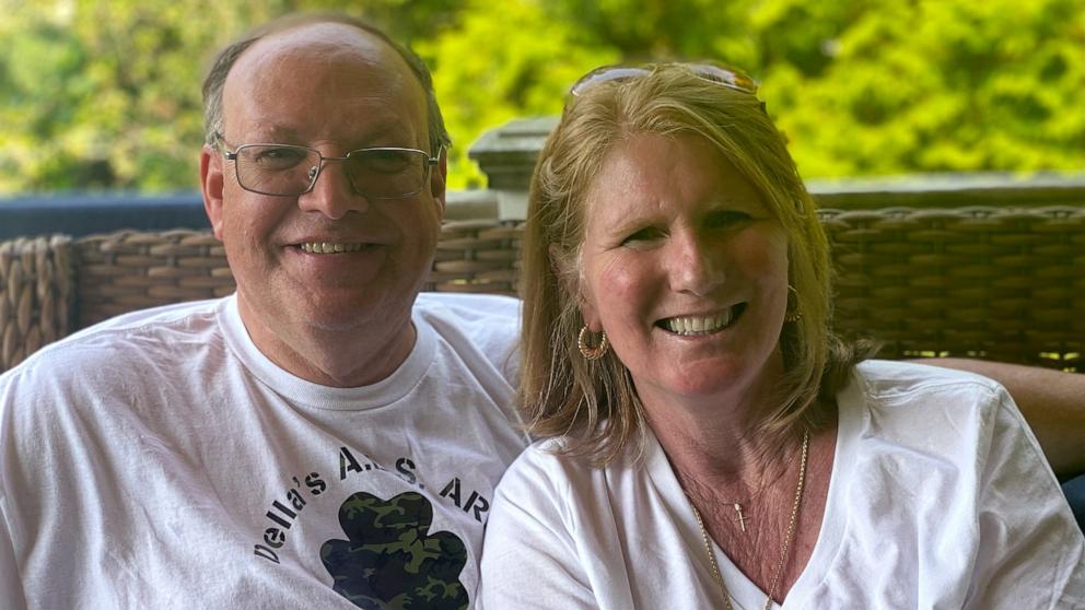 PHOTO: Della Larsen, who was diagnosed with amyotrophic lateral sclerosis or ALS, is pictured with her husband Ronnie. Larsen shared how she plans to read to her future grandchildren on social media.