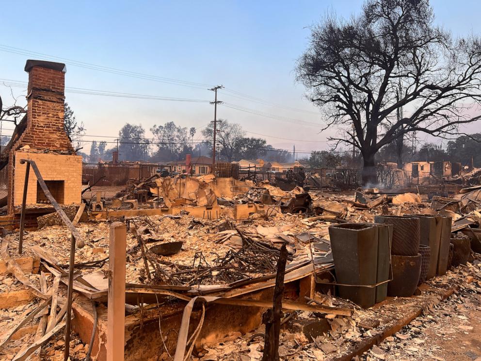 PHOTO: The Eaton Fire burned homes in Altadena and Pasadena, California, including Chloe Garcia’s home.