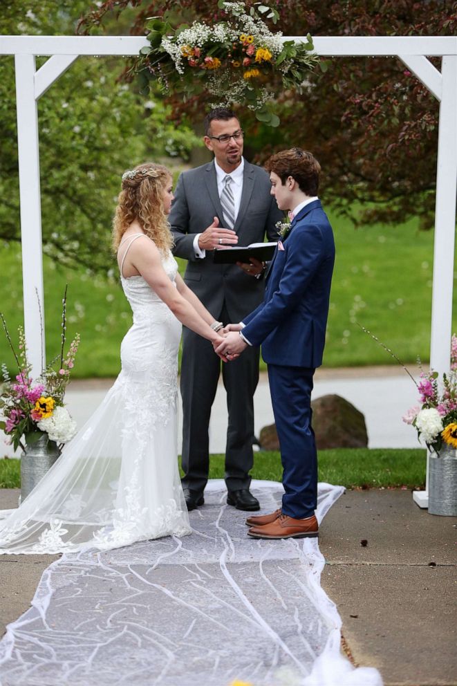 PHOTO: Chase and Sadie Smith got married on April 29, 2020 in Indiana.