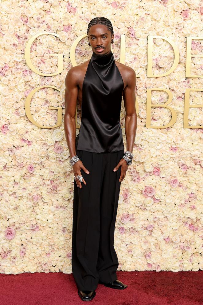 PHOTO: Alton Mason attends the 82nd Annual Golden Globe Awards at The Beverly Hilton on Jan. 05, 2025 in Beverly Hills, Calif.