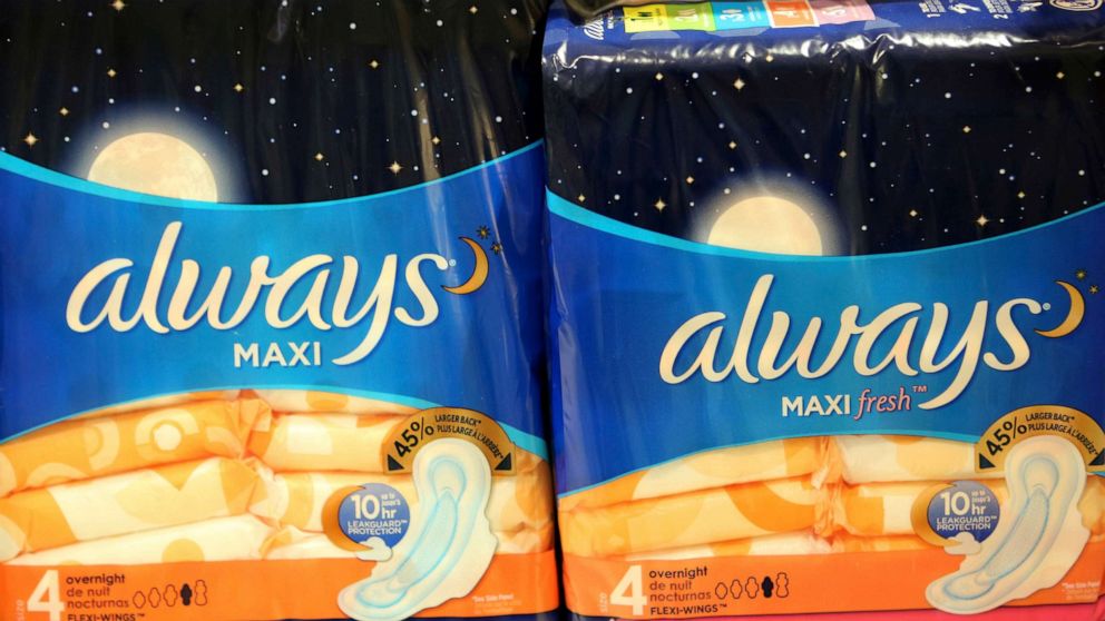 Always to remove female symbol from sanitary pads
