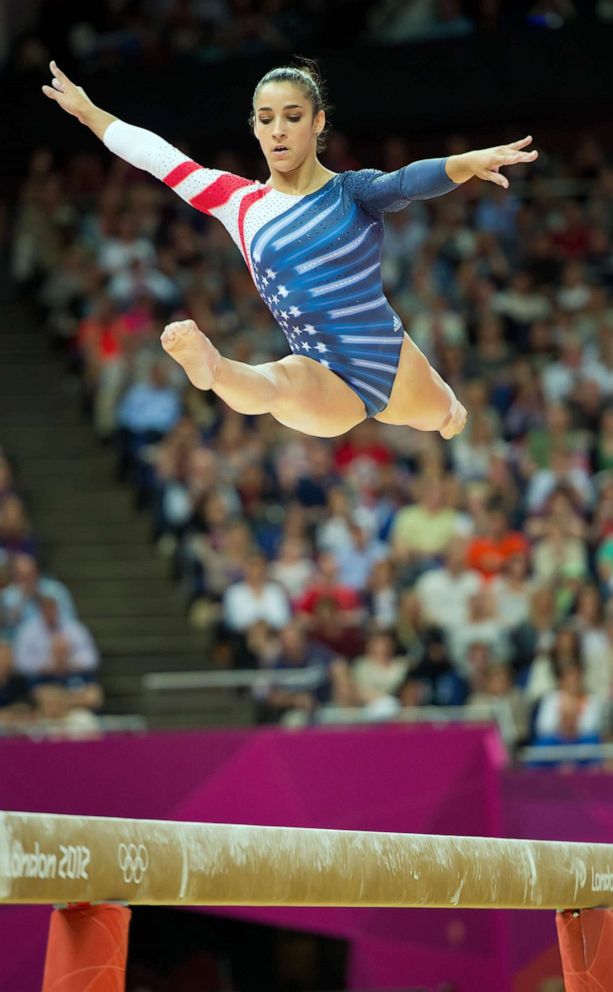 PHOTO: Alexandra Raisman won the bronze medal in the beam apparatus finals at North Greenwich Arena during the 2012 Summer Olympic Games in London, August 7, 2012.