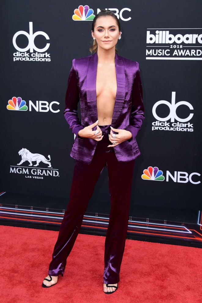 PHOTO: File photo of actor Alyson Stoner attending the 2018 Billboard Music Awards at MGM Grand Garden Arena on May 20, 2018 in Las Vegas.