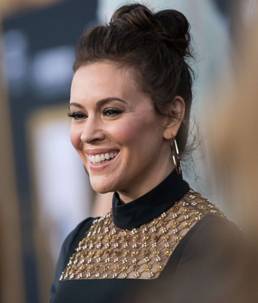 PHOTO: Alyssa Milano attends the premiere of Warner Bros. Pictures' "A Star Is Born" at The Shrine Auditorium, Sept. 24, 2018, in Los Angeles.